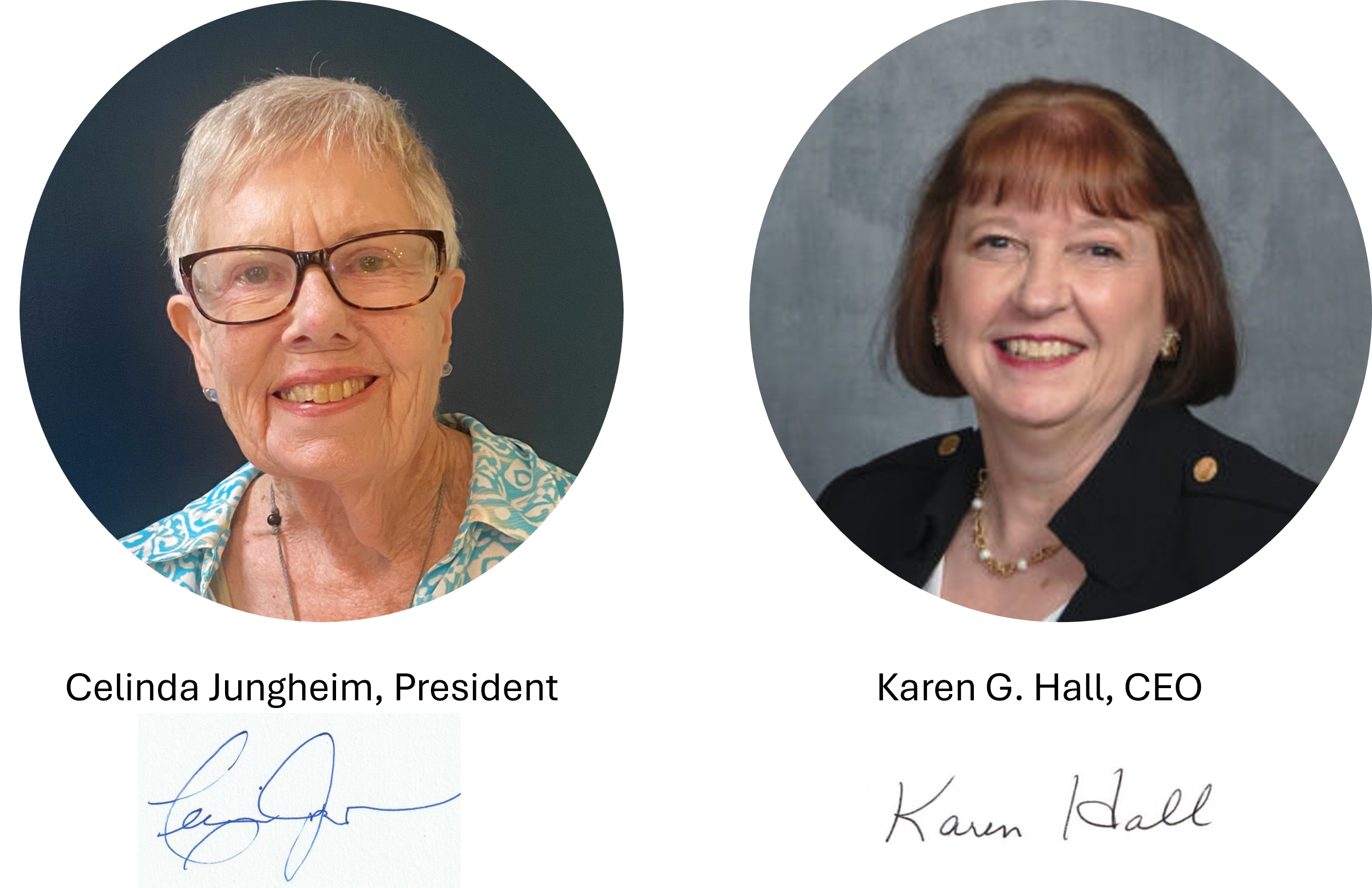 Celinda and Karen for Reporter – grouped w signatures
