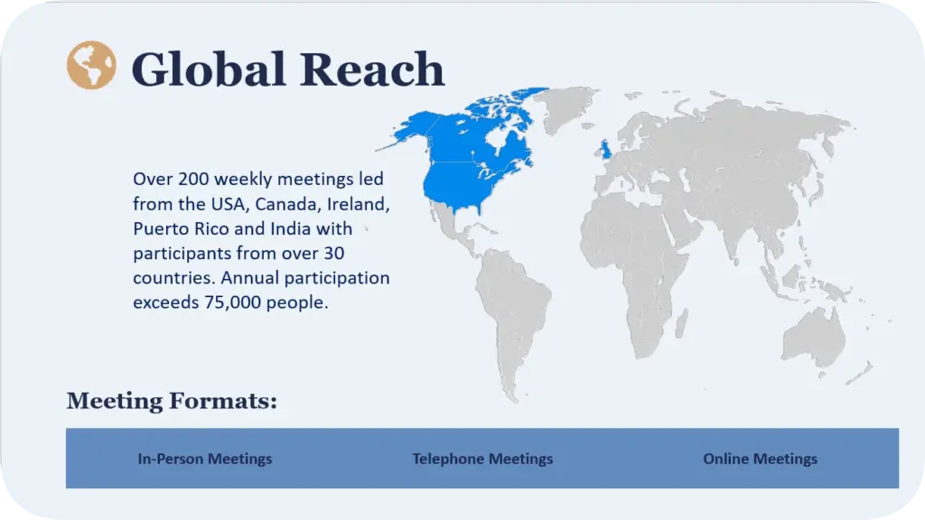 Recovery International History Slide 10 Global Reach